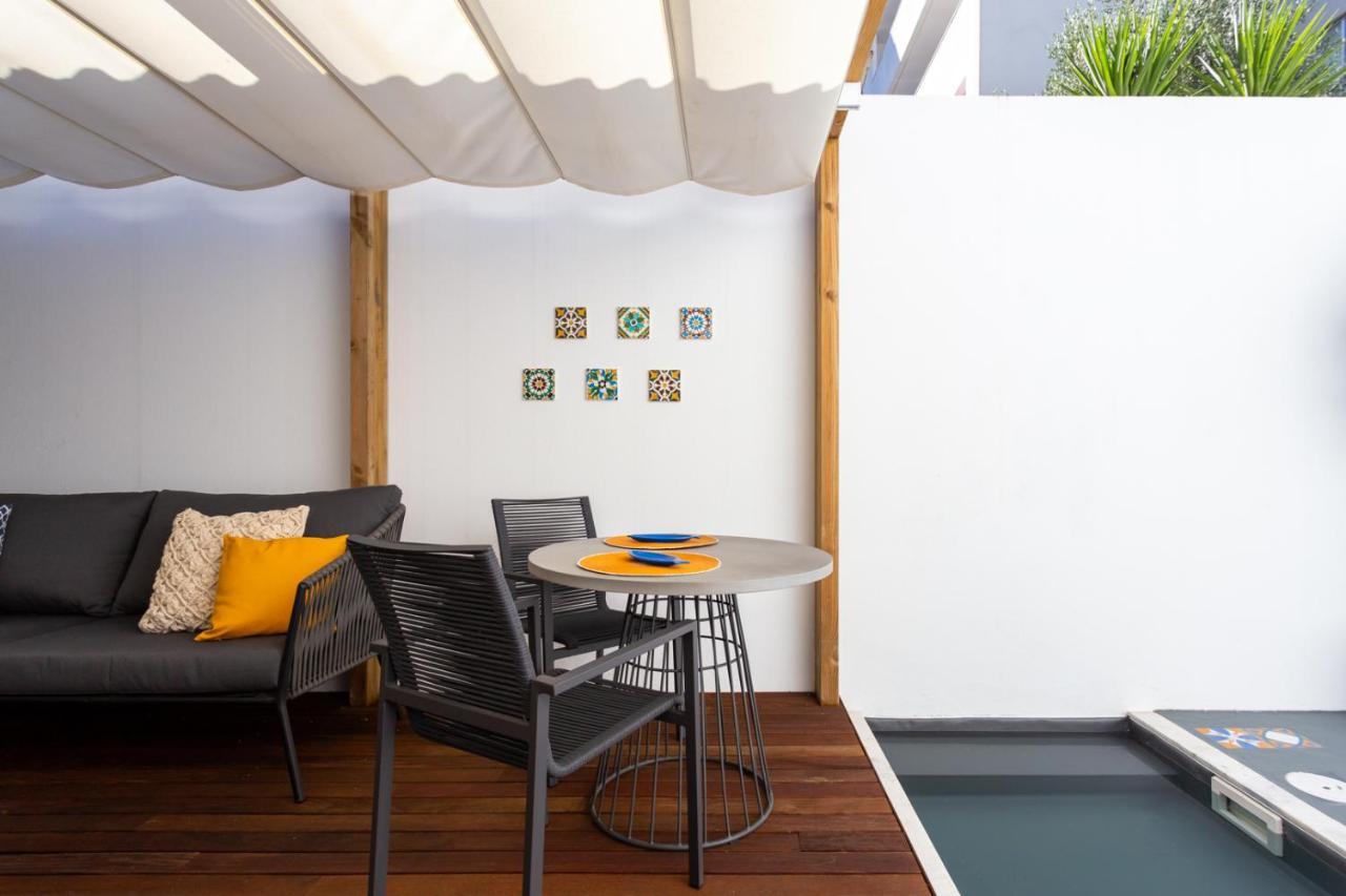 Stupendo- Two Rooms, Patio With Refreshing Pond-Center-Air Conditioning-Free Park Lizbona Zewnętrze zdjęcie